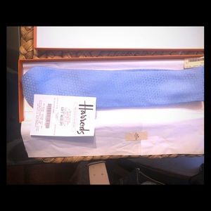 Brand new : Light blue Hermès tie